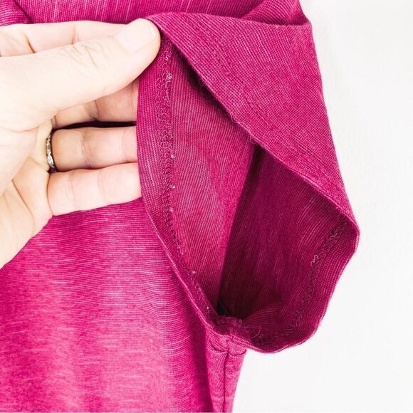 Horny Toad Organic Cotton‎ Magenta Pink Cross-over Dress M - Picture 10 of 11